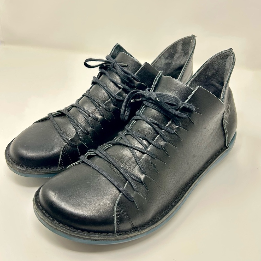 Loints of Holland Black Genuine Leather Lace Up Shoes Women’s 38 (7.5/8)